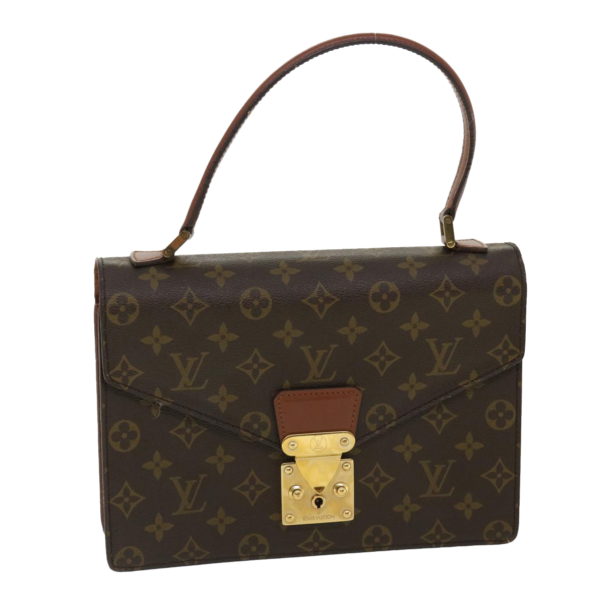 Louis Vuitton Monogram Concorde Hand Bag M51190 Lv Auth Bs3096